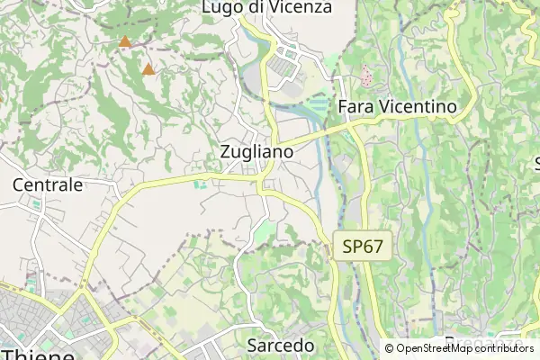 Mapa Zugliano