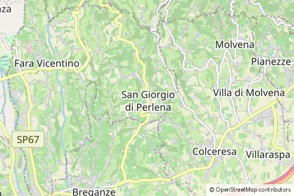 Mapa San Giorgio di Perlena