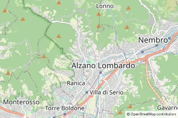 Mapa Alzano Lombardo