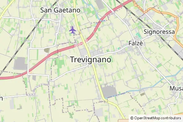 Mapa Trevignano