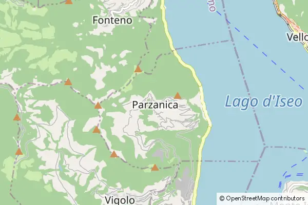 Mapa Parzanica