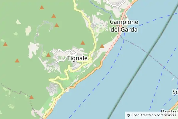 Mapa Tignale