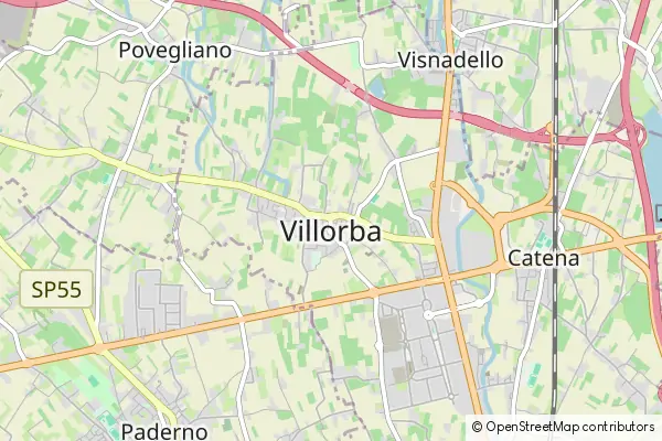 Mapa Villorba