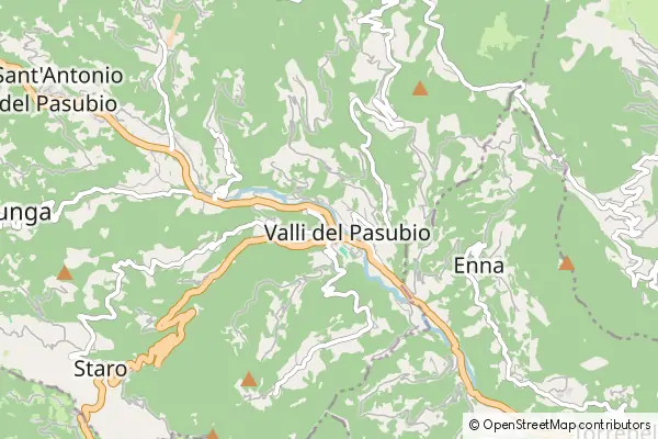 Mapa Valli del Pasubio