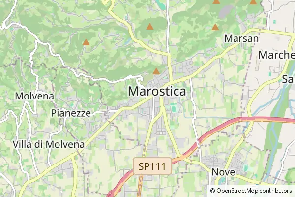 Mapa Marostica