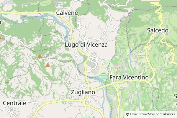 Mapa Lugo di Vicenza