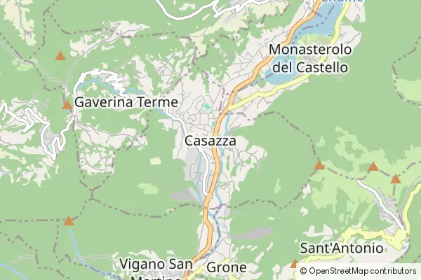 Mapa Casazza