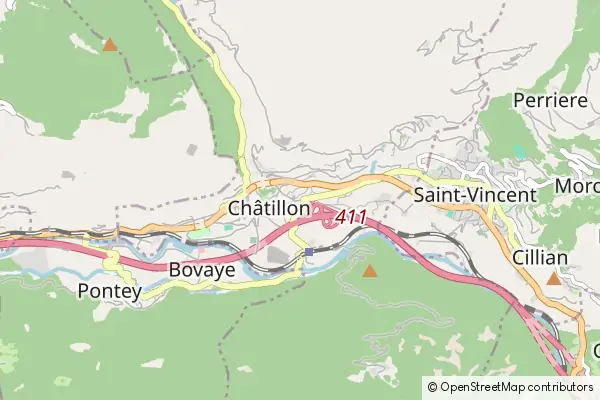 Mapa Chatillon