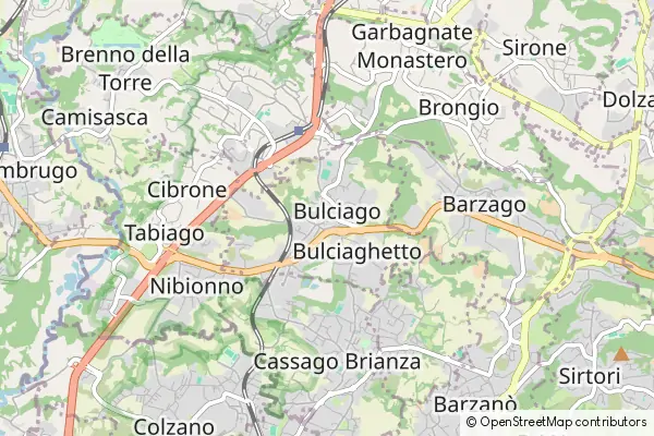 Mapa Bulciago