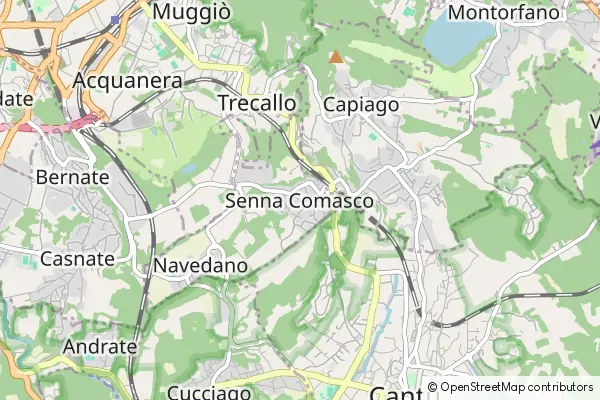 Mapa Senna Comasco