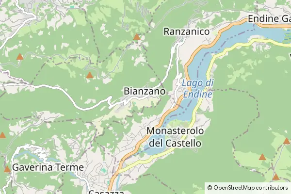 Mapa Bianzano