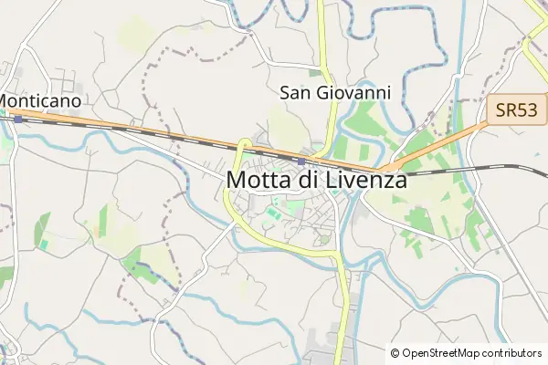 Mapa Motta di Livenza