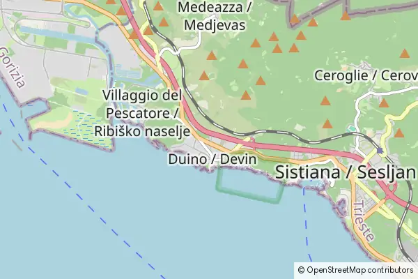 Mapa Duino