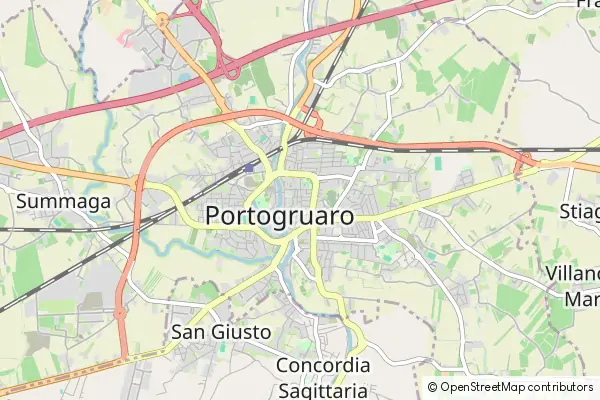 Mapa Portogruaro