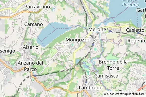 Mapa Monguzzo