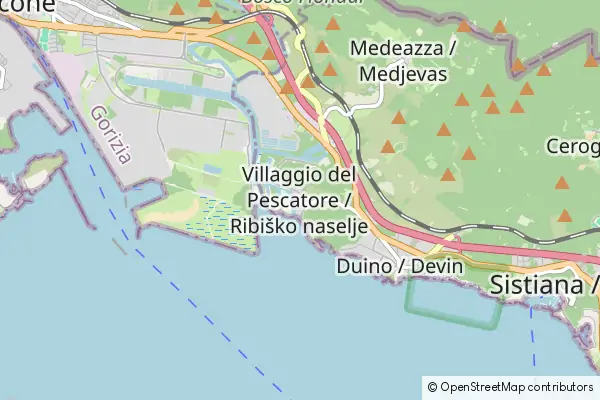 Mapa Villaggio del Pescatore