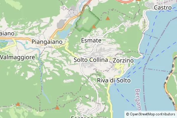 Mapa Solto Collina