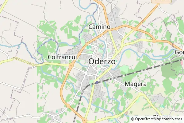 Mapa Oderzo