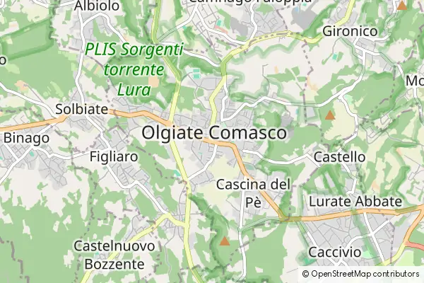 Mapa Olgiate Comasco