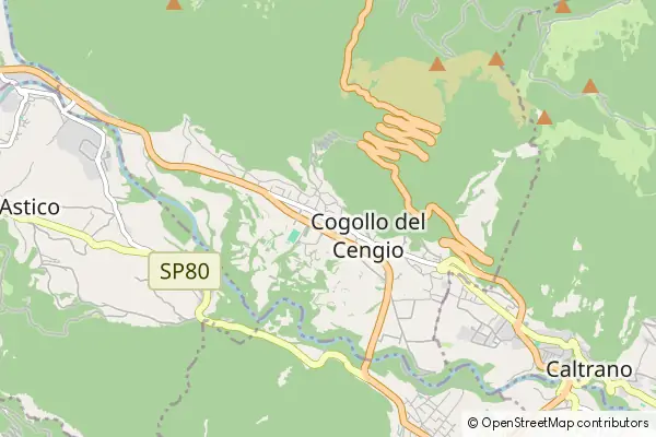 Mapa Cogollo del Cengio