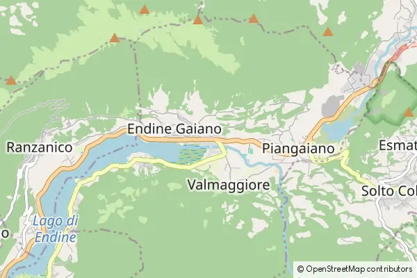 Mapa Endine Gaiano