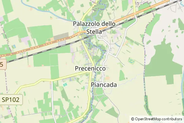 Mapa Precenicco