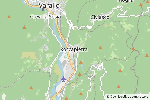 Mapa Roccapietra