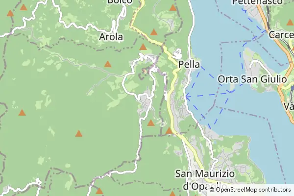 Mapa Madonna del Sasso