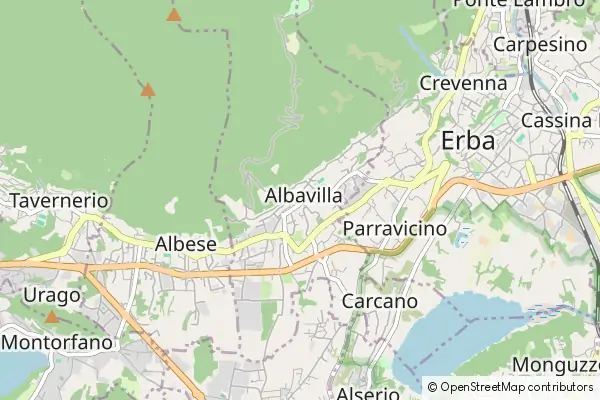 Mapa Albavilla