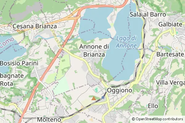 Mapa Annone di Brianza