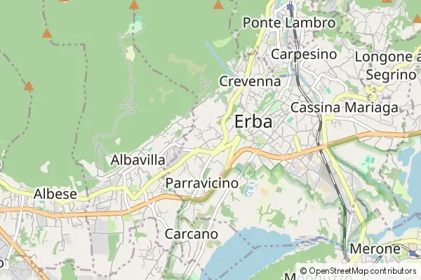 Mapa Erba