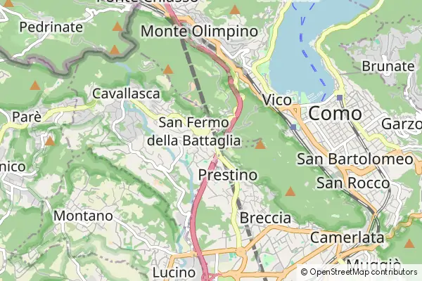 Mapa San Fermo della Battaglia