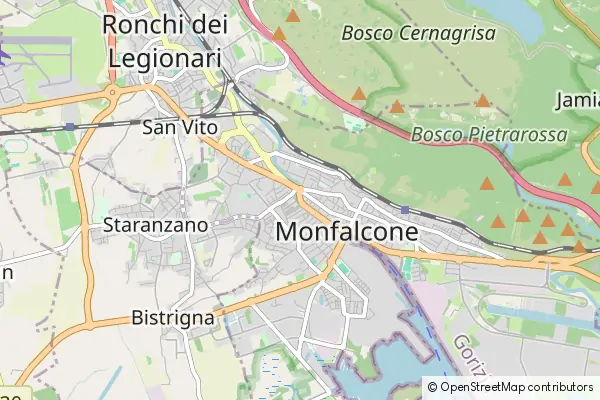 Mapa Monfalcone