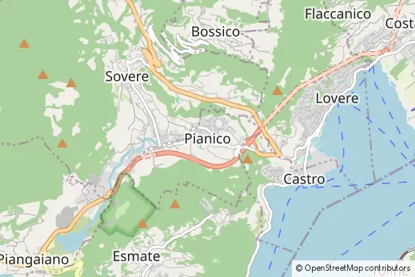 Mapa Pianico