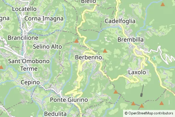 Mapa Berbenno