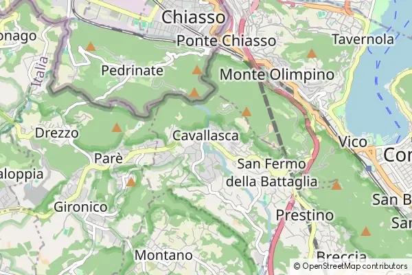 Mapa Cavallasca