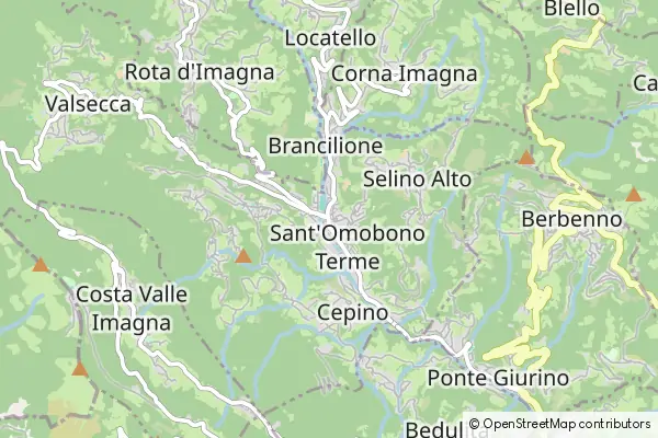 Mapa Sant'Omobono Terme