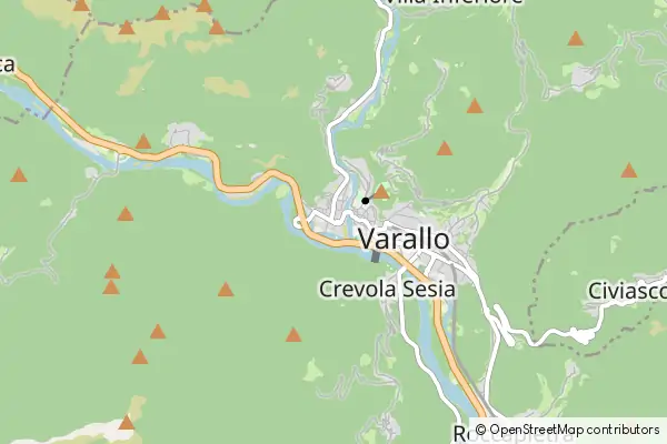 Mapa Varallo