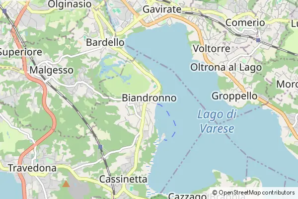 Mapa Biandronno