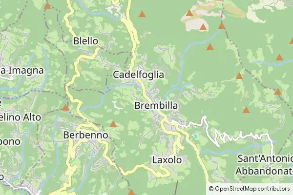 Mapa Brembilla