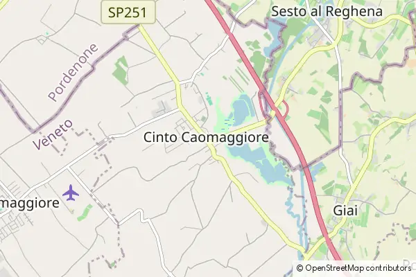 Mapa Cinto Caomaggiore