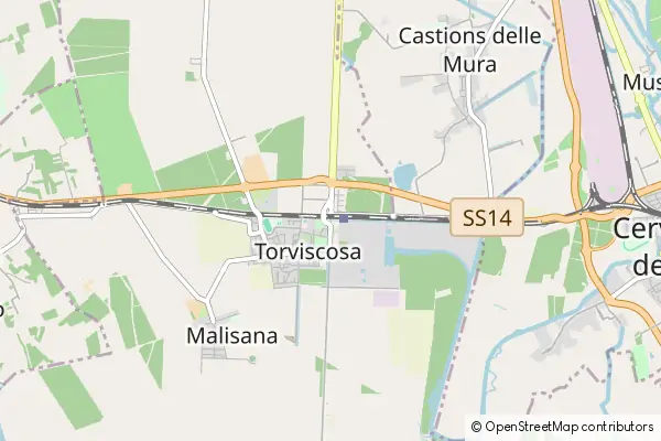 Mapa Torviscosa