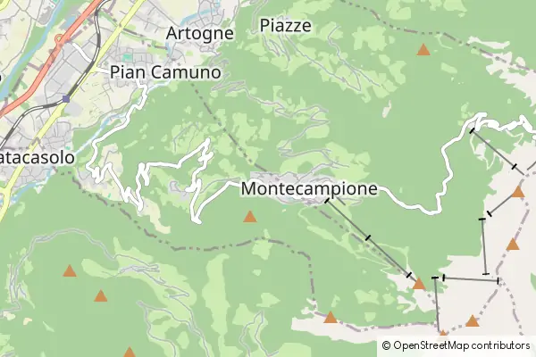 Mapa Montecampione