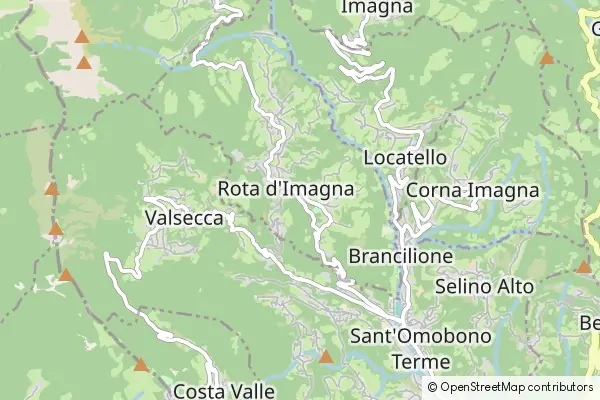 Mapa Rota d'Imagna