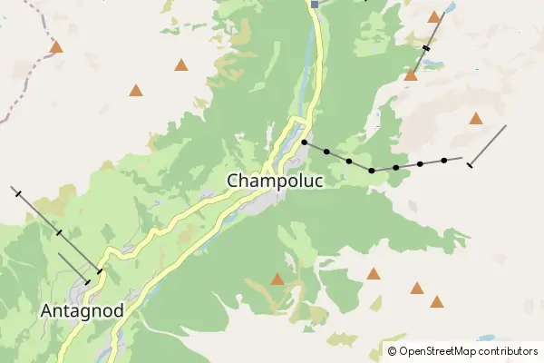 Mapa Champoluc