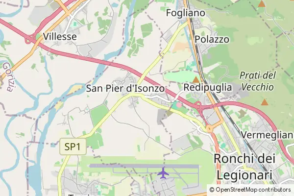 Mapa San Pier d'Isonzo