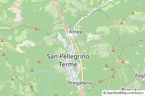 Mapa San Pellegrino Terme