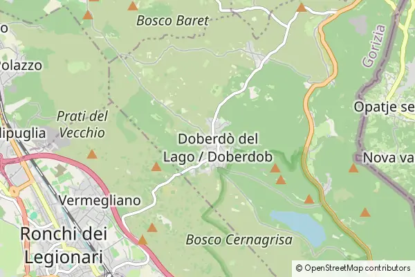 Mapa Doberdò del Lago