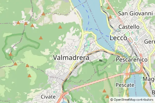 Mapa Valmadrera