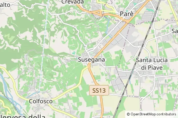 Mapa Susegana